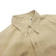 画像3: KAPTAIN SUNSHINE（キャプテンサンシャイン）Work Shirt（ワークシャツ）FINX LINEN BOIL GABADINE/Khaki（カーキ） (3)