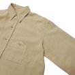 画像4: KAPTAIN SUNSHINE（キャプテンサンシャイン）Work Shirt（ワークシャツ）FINX LINEN BOIL GABADINE/Khaki（カーキ） (4)