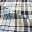 画像8: INDIVIDUALIZED SHIRTS（インディビジュアライズドシャツ）CABANA SHIRT（カバナシャツ）"COTTON LINEN"/Navy Plaid（ネイビー系チェック） (8)