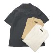 画像1: *A VONTADE（アボンタージ）Open Collar Shirts（オープンカラーシャツ）Cotton Linen Chambray/Ecru（エクリュ）・Beige（ベージュ）・Sumi（スミクロ） (1)