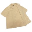 画像12: *A VONTADE（アボンタージ）Open Collar Shirts（オープンカラーシャツ）Cotton Linen Chambray/Ecru（エクリュ）・Beige（ベージュ）・Sumi（スミクロ） (12)