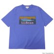 画像2: L.L.Bean（エルエルビーン）Morrill Short Sleeve Katahdin Logo Tee（モリルショートスリーブカタディンロゴT）-JAPAN EDITION-/Periwinkle Blue（ペリウィンクルブルー）・Charcoal（チャコールグレー） (2)