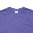 画像6: Yonetomi NEW BASIC（ヨネトミニューベーシック）GARMENT DYE BORDER T-SHIRT（ガーメントダイボーダーTシャツ）/Purple（パープル）・Orange（オレンジ） (6)