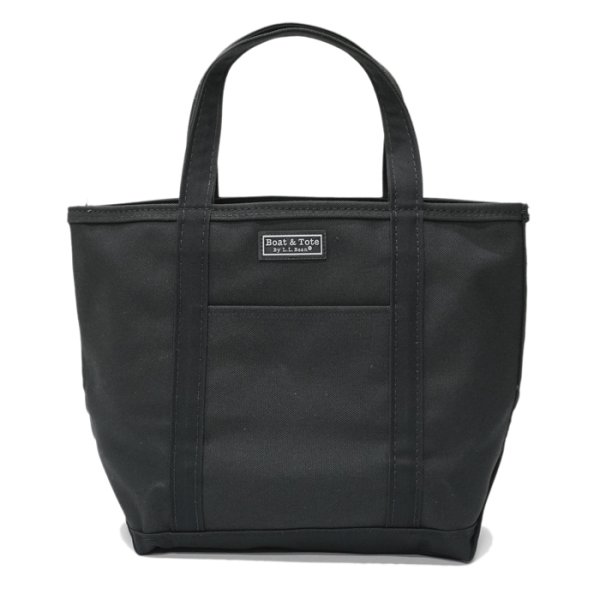 画像1: L.L.Bean（エルエルビーン）Zip Top Boat&Tote with Pocket "M"（ジップトップボートアンドトートウィズポケットM）/Black×Black（ブラック×ブラック） (1)