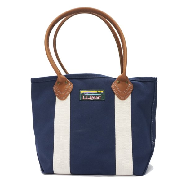 画像1: L.L.Bean（エルエルビーン）Classic Leather Handle Katahdin Boat&Tote（クラシックレザーハンドルカタディンボートアンドトート）/Blue×Natural（ブルー×ナチュラル） (1)