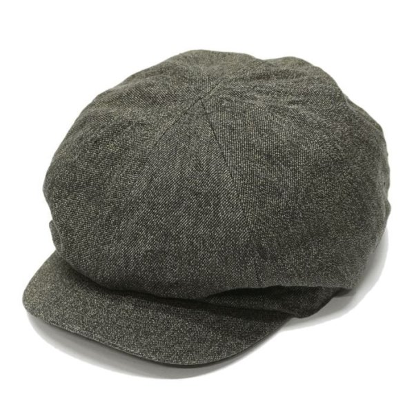 画像1: Nigel Cabourn（ナイジェル・ケーボン）CC22 CASQUET（CC22キャスケット）HEMP TWILL/Charcoal（チャコールグレー） (1)