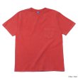 画像2: Good On（グッドオン）Short Sleeve Crew Neck Pocket Tee（ショートスリーブクルーネックポケット付きTシャツ）"Vintage Dye"/Red（レッド）・Black（ブラック） (2)