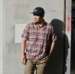 画像8: SERO（セロ）Short Sleeve Pullover B.D Shirt（ショートスリーブプルオーバーボタンダウンシャツ）Madras Check/Red（レッド） (8)