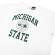 画像7: Champion（チャンピオン）T1011 US Print T-Shirt（ティーテンイレブンUSプリントTシャツ）"MICHIGAN STATE"/White（ホワイト）・Green×White（グリーン×ホワイト）Made in USA (7)