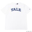 画像2: Champion（チャンピオン）T1011 US Print T-Shirt（ティーテンイレブンUSプリントTシャツ）"YALE"/White×Navy（ホワイト×ネイビー）・Navy×White（ネイビー×ホワイト）Made in USA (2)