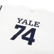 画像4: Champion（チャンピオン）WIN 1/4 Sleeve Football T-Shirt（ウィン 1/4 スリーブフットボールTシャツ）"YALE"/White（ホワイト）TRUE TO ARCHIVES (4)