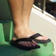 画像10: MALIBU SANDALS（マリブサンダルズ）SURFRIDER（サーフライダー）POLYESTER/Black×Black（ブラック×ブラック） (10)