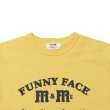 画像6: free rage（フリーレイジ）リサイクルコットンプリントTee"FUNNY FACE"/White（ホワイト）・Yellow（イエロー） (6)