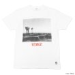 画像2: free rage（フリーレイジ）リサイクルコットンプリントTee"VENICE"/White（ホワイト）・Sumi（スミクロ） (2)