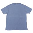 画像3: BARNS OUTFITTERS (バーンズアウトフィッターズ) TSURI-AMI Crew Print T-Shirt (吊り編みクループリントTシャツ)"GOLDEN STATE"/Blue Grey(ブルーグレー)・Black (ブラック) (3)