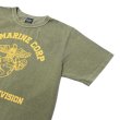 画像5: STUDIO D'ARTISAN（ステュディオ・ダ・ルチザン）USAコットンピグメント加工プリントＴシャツ"S.D.MARINE CORP"/Army Green（アーミーグリーン）※Sサイズのみ (5)