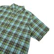 画像5: SERO（セロ）Short Sleeve Pullover B.D Shirt（ショートスリーブプルオーバーボタンダウンシャツ）Madras Check/Blue（ブルー）※サイズ16のみ (5)