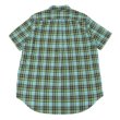 画像2: SERO（セロ）Short Sleeve Pullover B.D Shirt（ショートスリーブプルオーバーボタンダウンシャツ）Madras Check/Blue（ブルー）※サイズ16のみ (2)