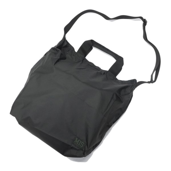 画像1: MIS（エムアイエス）CARRYING BAG（キャリングバッグ）RIPSTOP NYLON/Black（ブラック） (1)