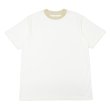 画像1: Yonetomi NEW BASIC（ヨネトミニューベーシック）RINGER T-SHIRT（リンガーTシャツ）/White（ホワイト） (1)