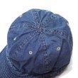 画像4: DECHO（デコー）STANDARD KOME CAP（スタンダードコメキャップ）-WASH-/Indigo（インディゴ） (4)