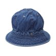 画像1: DECHO（デコー）STANDARD KOME HAT（スタンダードコメハット）-WASH-/Indigo（インディゴ） (1)