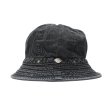 画像2: DECHO（デコー）STANDARD KOME HAT（スタンダードコメハット）-WASH-/Black（ブラック） (2)