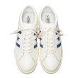 画像3: CONVERSE（コンバース）STAR&BARS（スター&バーズ）US LEATHER/Off White×Blue（オフホワイト×ブルー） (3)