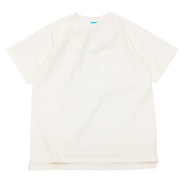 画像1: Good On（グッドオン）Short Sleeve Heavy Raglan Pocket Tee（ショートスリーブヘビーラグランポケットTシャツ）"Pigment Dye"/Natural（ナチュラル） (1)