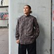 画像7: ENGINEERED GARMENTS（エンジニアードガーメンツ）Wing Collar Shirt（ウィングカラーシャツ）Cotton Paisley/Black×Red（ブラック×レッド） (7)