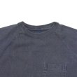 画像3: Good On（グッドオン）Short Sleeve Heavy Raglan Pocket Tee（ショートスリーブヘビーラグランポケットTシャツ）"Pigment Dye"/Navy（ネイビー） (3)