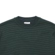 画像3: Yonetomi NEW BASIC（ヨネトミニューベーシック）WAVE COTTON KNIT PULLOVER（ウェーブコットンニットプルオーバー）"BORDER"/Navy（ネイビー） (3)