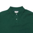 画像3: Yonetomi NEW BASIC（ヨネトミニューベーシック）LIGHT WAVE COTTON KNIT POLO L/S（ライトウェーブコットンニットポロシャツ・ロングスリーブ）/Green（グリーン） (3)