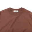 画像3: alvana（アルヴァナ）B.D SWEAT TEE SHIRT（スウェットTシャツ）”空紡”/Red Brown（レッドブラウン） (3)