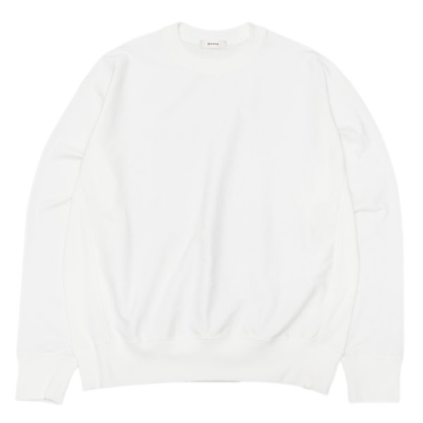 画像1: alvana（アルヴァナ）B.D SWEAT TEE SHIRT（スウェットTシャツ）”空紡”/White（ホワイト） (1)