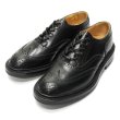 画像2: Tricker's（トリッカーズ）ギリーブローグシューズ（ダイナイトソール）/Black Box Calf（ブラックボックスカーフ） (2)