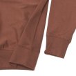 画像5: alvana（アルヴァナ）B.D SWEAT TEE SHIRT（スウェットTシャツ）”空紡”/Red Brown（レッドブラウン） (5)