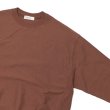 画像4: alvana（アルヴァナ）B.D SWEAT TEE SHIRT（スウェットTシャツ）”空紡”/Red Brown（レッドブラウン） (4)