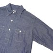 画像5: Post O'Alls（ポストオーバーオールズ）No,2 Shirt（No,2シャツ）Classic Chambray/Indigo（インディゴ） (5)