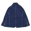 画像2: Post O'Alls（ポストオーバーオールズ）Engineers' Jacket（エンジニアーズジャケット）Herringbone Denim/Double Indigo（インディゴ） (2)