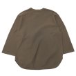 画像2: blurhms ROOTSTOCK（ブラームスルーツストック）Rough&Smooth Thermal Baseball Tee（ラフ&スムースサーマルベースボールTシャツ）/Khaki Brown（カーキブラウン） (2)