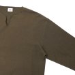 画像4: blurhms ROOTSTOCK（ブラームスルーツストック）Rough&Smooth Thermal Over-Neck L/S（ラフ&スムースサーマルオーバーネックシャツ ロングスリーブ）/Khaki Brown（カーキブラウン） (4)