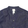 画像3: Post O'Alls（ポストオーバーオールズ）Band Collar Shirt（バンドカラーシャツ）Light Denim/Indigo（インディゴ） (3)