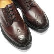 画像5: Tricker's（トリッカーズ）カントリーブローグシューズ（Bourton）ダイナイトソール/Burgundy Burnished（バーガンディバーニッシュド） (5)