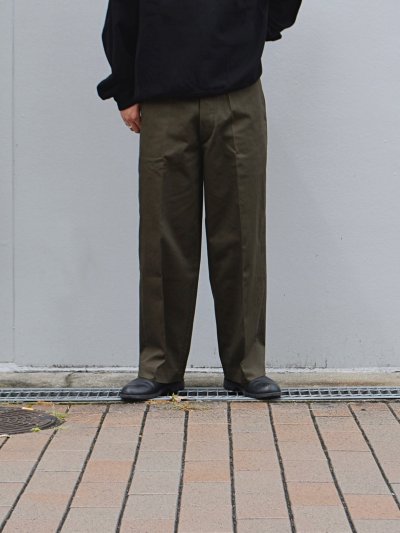 画像2: blurhms ROOTSTOCK（ブラームスルーツストック）2046D Chino Pants（2046Dチノパンツ）/Khaki Brown（カーキブラウン）【裾上げ無料】