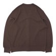 画像2: Yonetomi NEW BASIC（ヨネトミニューベーシック）AMERICAN WOOL&COTTON KNIT CARDIGAN（アメリカンウール＆コットンニットカーディガン）/Brown（ブラウン） (2)