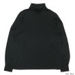 画像3: Yonetomi NEW BASIC（ヨネトミニューベーシック）GARMENT DYED T-SHIRT TURTLE NECK（ガーメントダイドTシャツ・タートルネック）/Black（ブラック）・White（ホワイト） (3)