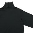 画像6: Yonetomi NEW BASIC（ヨネトミニューベーシック）GARMENT DYED T-SHIRT TURTLE NECK（ガーメントダイドTシャツ・タートルネック）/Black（ブラック）・White（ホワイト） (6)