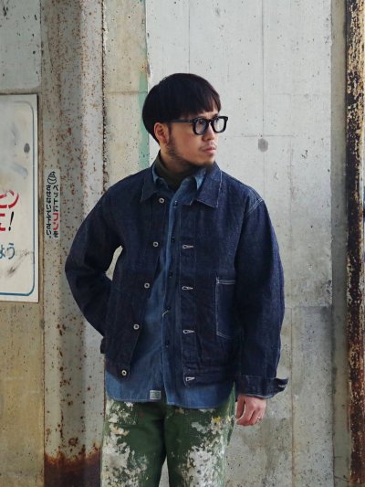 画像2: *A VONTADE（アボンタージ）Coal Mine Denim Blouse（コールマインデニムブラウス）11.5oz Nepped Selvedge Denim/Indigo（インディゴ）