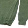 画像5: INVERALLAN（インバーアラン）Crew Neck Saddle Shoulder Sweater（クルーネックサドルショルダーセーター）Supersoft Shetland/JADE（ジェード） (5)